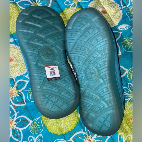 NWT BigKids Sz-4 UGG🧢Blue Sandals-Very Rugged Australian Outback Fun, So Comfy🎄 - Picture 10 of 16